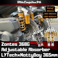 Zontes 368G Absorber Adjustable LYTechxNottyboy 365mm Absorber Premium Suspension Adjustable Shocks 