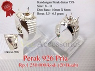 20 buah Ring / Emban Cincin Perak 926 Pria