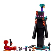 Compatible with Minecraft 21279 End Shadow Tower Figures Children's Educational Difficulty Particle 