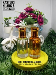 Paket Minyak Wangi Kasturi Kijang & Kasturi Putih Murni Original Dijamin Kasturi Sultan