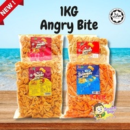 1KG D-Jack Angry Bite Snek Keropok cheese bbq Thai Chili Chicken (1kg) corn shape