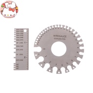 Tast 0-36 Round AWG SWG Wire Gauge Thiness Ruler Gauge Diameter Stainless Steel Measurer Tool Weldin