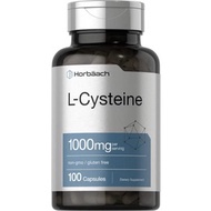 L Cysteine 1000mg | 100 Powder Capsules | Non-GMO, Gluten Free Supplement