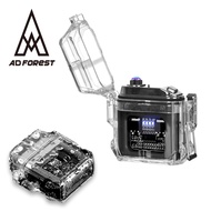 【Ad-Forest】野外求生必備 機械結構電弧脈衝打火機/打火機/生火/戶外/野炊/露營(黑色)