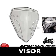 Yamaha AEROX V1 AND AEROX V2 Visor Clear type Plug and play Aerox /NVX 155  Plug and play Clear Viso