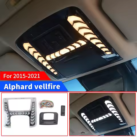 LED Reading Light Car Roof Ceiling Interior Lighting Modification Accessories For Toyota Alphard Vel