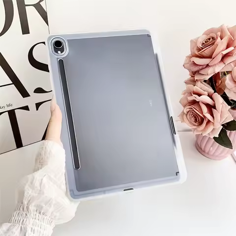 Pencil Slot Tablet Case For Samsung Tab S10 Lite S9 FE 10.9 S7 S8 S9 11 inch Tab A7 Lite A9 A11 8.7 