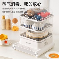 （Ready stock）Ox Electric Steamer Steamer, Household Small Three-Layer Multi-Functional Large Capacity Multi-Layer Steam Pot