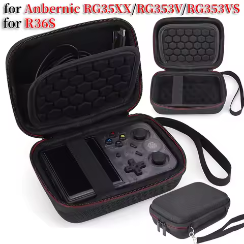 Handheld Game Console Case R36S Bag Carrying Cover for Anbernic RG35XX ​RG353V RG353VS Portable Hard