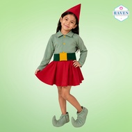 ELF DWARF GIRL Kids Fashion Costume Birthday Photoshoot Pictorial Christmas Party