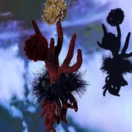 種珊瑚 鉤針 戒指