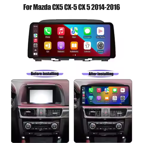 12.3 Inch Android Carplay For Mazda CX5 CX-5 CX 5 2014 - 2016 Car Video Multimedia Player Bluetooth