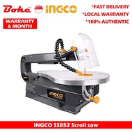 INGCO SS852 Scroll saw Voltage:220-240V~50Hz Input power:85W No-load speed:0-1450rpm Max cutting dep