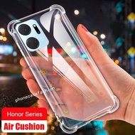 For honor X7A X8A X9A X8 X7 4G 5G 2023 Clear Phone Case Transparent Shockproof Casing Camera lens protector Cover