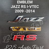 Emblem Jazz Rs Ivtec Emblem Set Jazz Rs Ivtec 2009 to 2014
