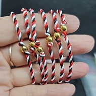 37.5% 8k gold mini ball bracelet souvenirs, tridatu bracelet