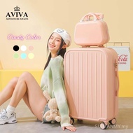 AVIVA Set Bagasi 14/20/24/28 Set Bagasi Bawaan Tangan Roda Serata Kunci Kombinasi Berkapasiti Besar