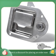 [tuwu766]1Set Trailer Toolbox Handle  with Lock Highly Tool Box  Paddle Lock 4-3/8Inch X 3-1/4Inch w