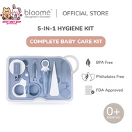 Bloome 5in1 Hygene Kit / Baby Manicure Set & LED Ear Cleaner / Baby Ear Cleaner and Nail Clippers