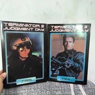 NECA Figure Terminator 2 Hari Penghakiman T-1000 Salinan Motosikal T-800 Arnold Schwarzenegger PVC A