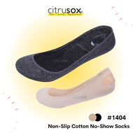 CITRUSOX Cotton Non-slip Heel No-Show Socks (22-25 cm, EU 36-40) #1404