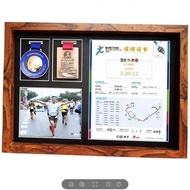 Marathon Medal Display Frame Keep Certificate Framed Badge Medal Medal Storage Box Wall Hanging Phot