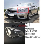 orignal quality Headlamp cover lens Headlight Lens For Mercedes Benz E W212 2009 2010 2011 2012 E200