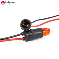 Ladysasa Car T10 DC12V W5W 147 Socket Marker Instrument Lights Holder Connector Wire Bulb Soft Rubbe