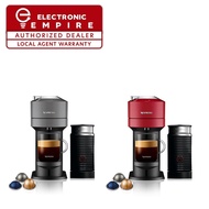 Nespresso Vertuo Next Coffee Machine with Aeroccino Bundle - Free $10 Coffee Voucher + Capsules