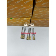 Yellow wire pipe brush brass coated end brushes SEP 03/ 3/ 8inch 10mm Union