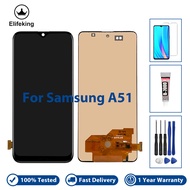 100% Tested LCD OLED For samsung galaxy A51 LCD Display  With Frame for Samsung Galaxy A51 A515 A515