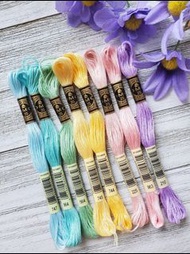 繡線 DMC線 Pastel Dmc Embroidery DMC線 Threads Cross Stitch Floss