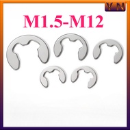 Snap ring e-type GB896 snap ring, nickel-plated open snap ring E-type snap ring M1.5-M12【YN-PH】