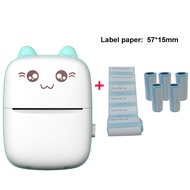 SVFIREK Mini Portable Thermal Printer Wireless Bluetooth Label Printer Paper Photo Pocket Thermal Pr