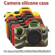 Soft Silicon Rubber Case Cover Frame Skin Protector For Snoy A72 A7R3 A7R4 A7M4 A7R5 A9II A7C