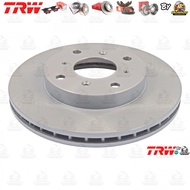 TRW Front Brake Disc 1 Pair/2 Pieces HONDA CR-V CRV gen 1 4-Hole Hub Model Year 1996-2001 DF7250 Siz