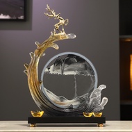 ViviVibe Dolphin Wine Cabinet Decoration Home Living Room Sideboard Cabinet Light Luxury High-Grade 