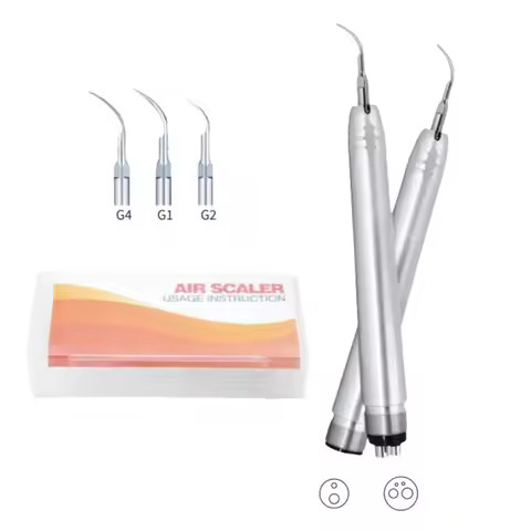 VIMEL Dental Air Scaler Handpiece With G1/G2/G4 Tips Compatible With E-M-S / Woodpecker Ultra Scaler