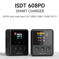 [Official ISDT] ISDT 608PD 6S Smart LiPo Balance Charger 240W DC / 140W USB-C PD Input for RC Car, D