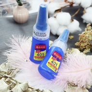 401 glue attaches super strong nails