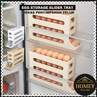 Egg Storage Container Tray 4 Layer Refrigerator Egg Storage Rack Automatic Rolling Egg Storage Dispe