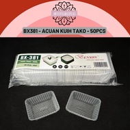 BENXON BX381 TAKO TRAY KUIH PELITA {50PCS} / ACUAN KUIH TAKO / BEKAS TEPUNG PELITA