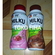 Milku 200ml - Strawberry Flavor UHT Milk | Premium Chocolate (Made With - Belgian Cows Milk)