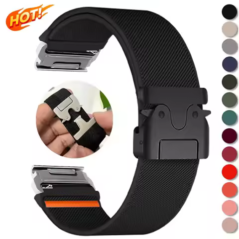 22 26mm Quickfit Nylon Strap For Garmin Descent Mk3i 51mm Mk2 Bracelet Garmin Enduro 2 MARQ/Epix Gen