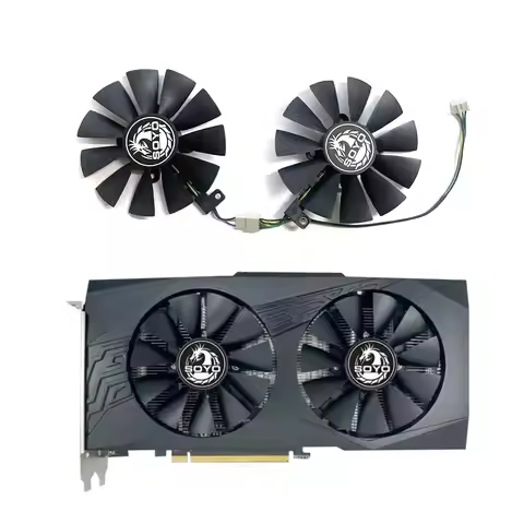 4PIN 85MM T129215BU RX 580 GPU Fan For Soyo Radeon RX580 8G Graphic Card Fans