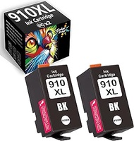 Color Print Compatible Ink Cartridge Replacement for HP 910 XL Black 920XL for Office Jet 8010 8015 