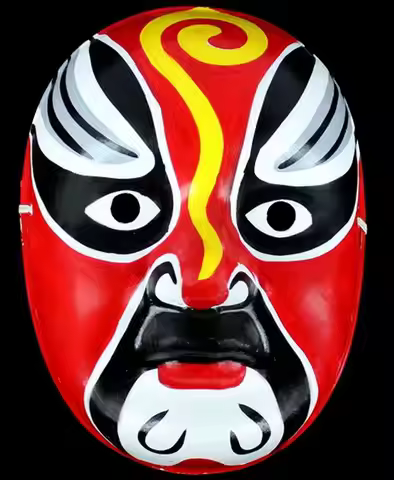 Change face Facial design of Beijing opera Mask Chinese Peking Opera Stage Performance Tradition Dra