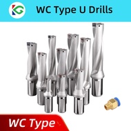 WC U Drill With Inserts WCMX WCMT 2D 3D 4D 5D Indexable  WC Drill Bits Internal coolant Drilling Too