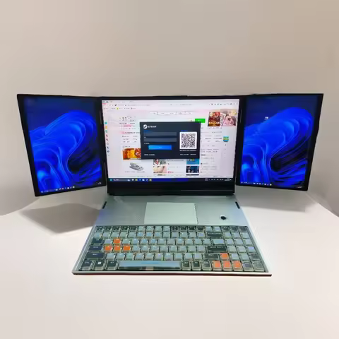 RAM 16G ROM 128G-1TB 16inch+10.5" +10.5" Three Screen Syncretism i5-1235U ultra Slim Aluminum Mechan