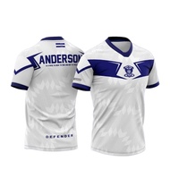Anderson School Men and Women Sports Jersey | Breathable and Wounding School Team Team Uniform Class